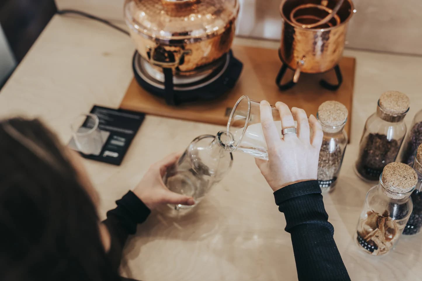 Gin work shop at Rose Castle